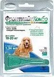Фронтлайн Комбо для собак 10-20 кг (M) – для защиты от клещей, блох в форме капель
