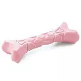 Игрушка для щенков Триол PUPPY из термопласт резины Косточка розовая 105мм