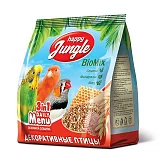 Корм для декоративных птиц Happy Jungle универсал 350 г (срок 07.2022)