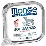 Консервы для собак Monge Dog Monoprotein Solo паштет из говядины 150 г
