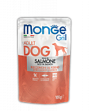 Влажный корм для собак Monge Dog Grill лосось 100 г