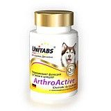 Витамины для собак Unitabs ArthroActive при болезнях суставов 100 табл.