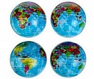 Игрушка для кошек Брава мяч зефирный карта мира 6,3 см